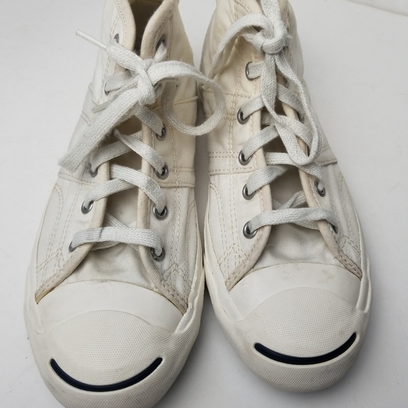 Converse Jack Purcell High Top Sneakers Juniors - Picture 2 of 5